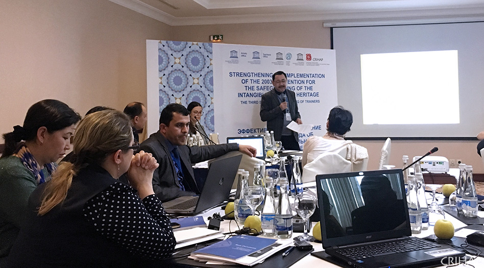 亞太中心為中亞地區舉辦第三期非遺師資培訓班