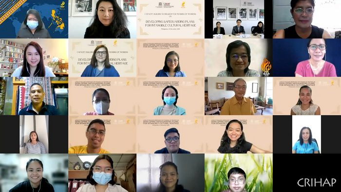 菲律賓“聯合國教科文組織非物質文化遺產能力建設師資培訓班”在線舉辦