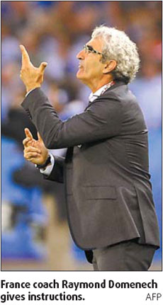 Domenech looks to marriage after France's exit