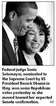 Gun rights group sways few senators on Sotomayor