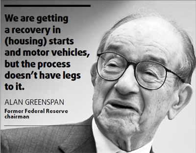 Greenspan sees six months of growth ahead