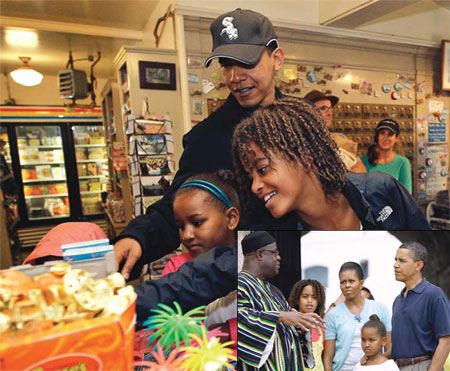 Malia, Sasha and the summer of '09