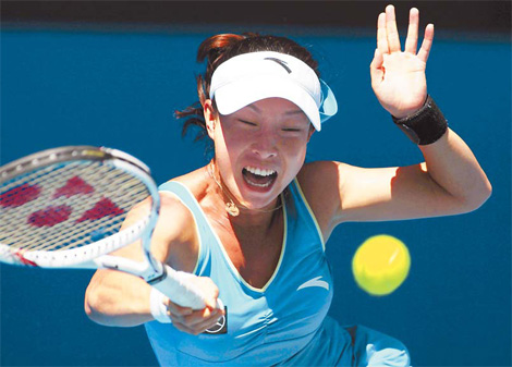 Zheng blazes her way into quarters