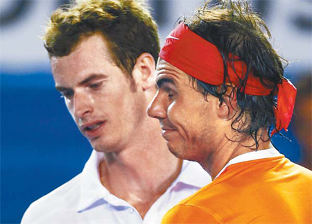 Murray ousts Nadal; Belgian's run continues