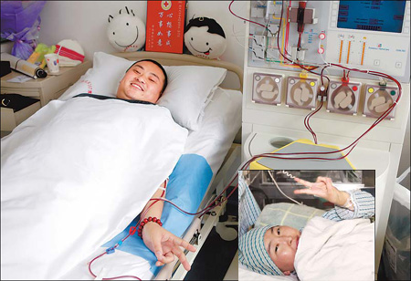 Stem cell transplant seals life-saving bond