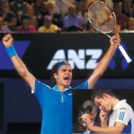 Federer makes it sweet 16