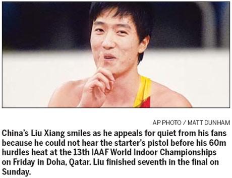 Liu aiming at the outdoor champs