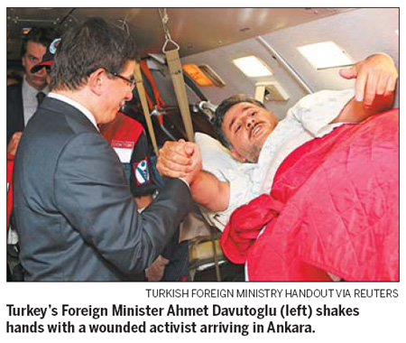 Huge welcome for activists from Gaza