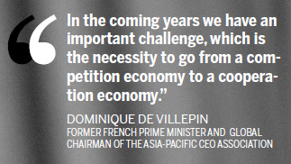 Unity key to Sino-EU relations: French ex-PM