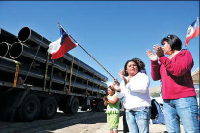 Chile miners get all the comforts of home, sort of