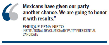 Mexico's old rulers claim election victory