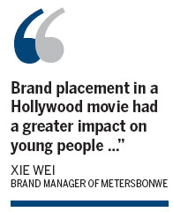 Brand placement: Small investment, but big turnover