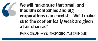 Park wins ROK conservatives' presidential nomination