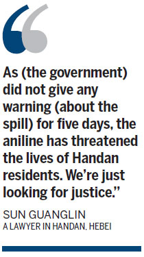 Legal action launched over polluted water