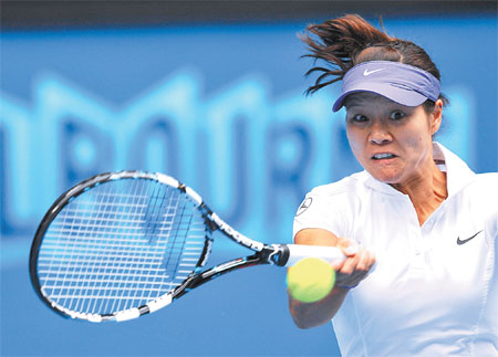 Li finds her quick win to be a laughing matter