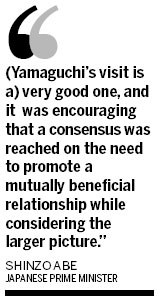 Japanese visit opens door to rebuilding ties