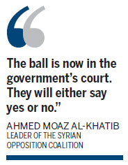 US backs Syrian opposition move to open talks with Assad