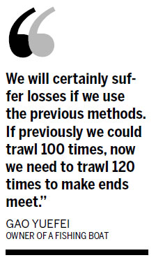 Overfishing depleting sea resources