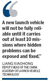 Jumbo rocket design poses challenges