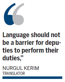 Wearing translator's hat a big role