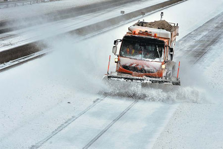 Snowstorm wreaking havoc in NW Europe