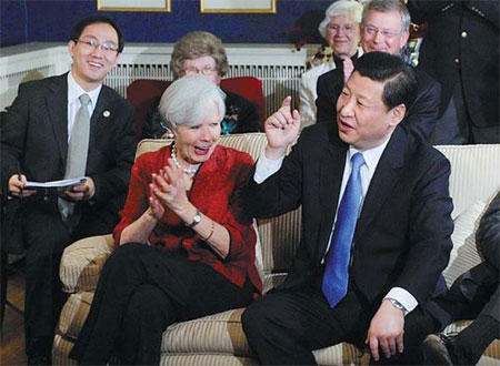 Iowa town thrilled by friendly link to new leader