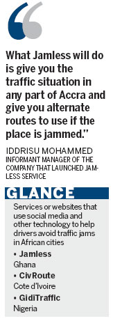 New media offers W. Africa chance to avoid traffic jams