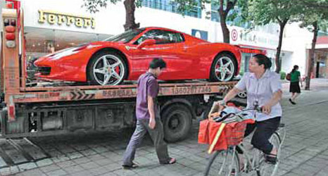 Ferrari planning sales push in China