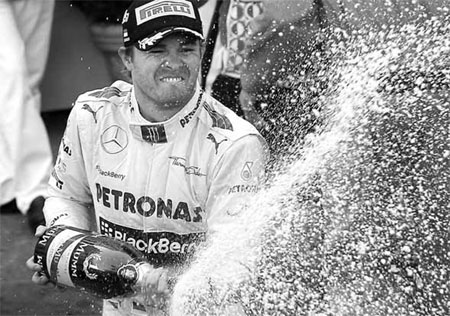 Rosberg makes history