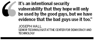 US Internet 'wiretap' law faces major opposition, criticism