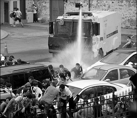 Turkish PM calls for calm following protests