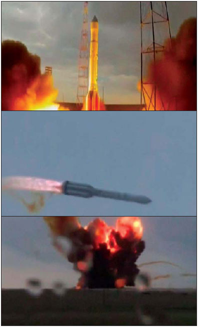 Russian launch fails; $200m satellites lost