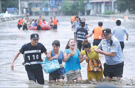 Rainstorms cause severe flooding and landslides
