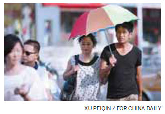 Making umbrellas manly is simple: Cast a chivalrous shadow