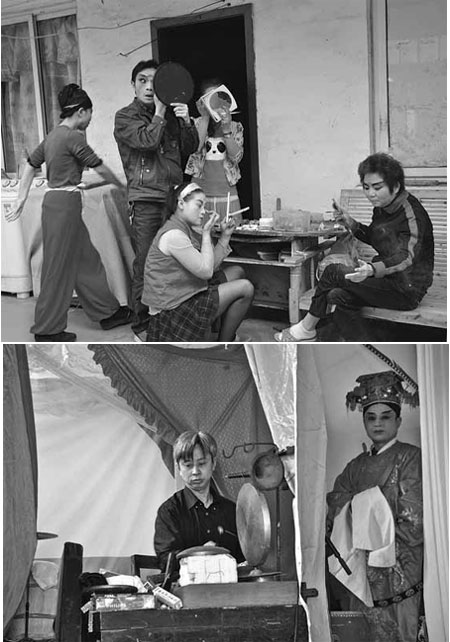 Opera actors take life as it comes