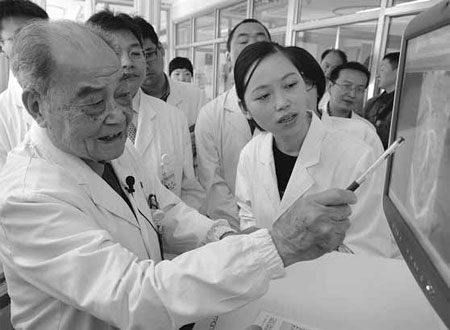 A dedicated doctor carries on life's work