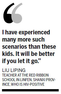 Charity, teachers help pupils to be optimistic about future