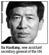 Chinese national moves up at UN