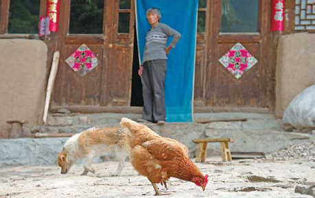 Hope flickers in nearly deserted villages