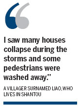 Typhoon wreaks havoc in the south