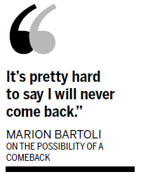 Bartoli might return