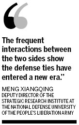 China, US officials discuss defense ties