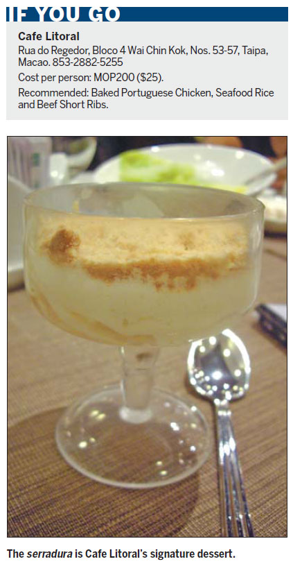 Simple delights in Macao cafe