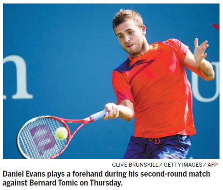 Snub inspires Brit to win over Tomic