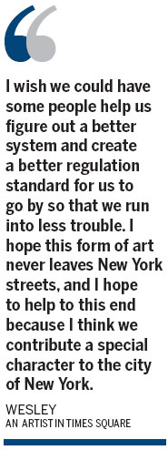 Artists talk about life on NY's streets