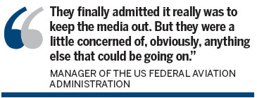 Ferguson no-fly zone 'aimed at media'