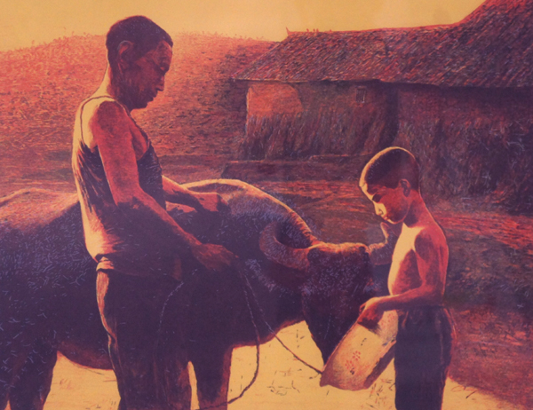 Online auction, offline preview