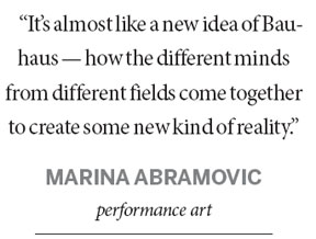 An artist plans an institute