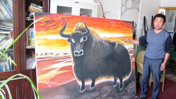 Artist yaks lyrically on wildlife paradise