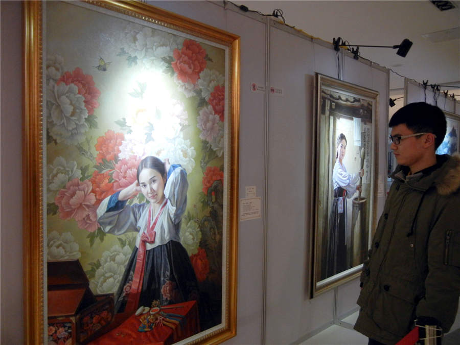 DPRK paintings visit Suzhou